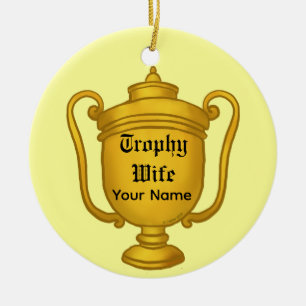 Trophy Wife Ceramic Tree Decoration