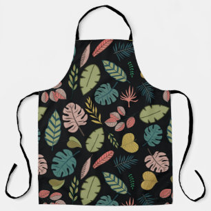 Tropic Leaves: Summer Vintage Floral Apron