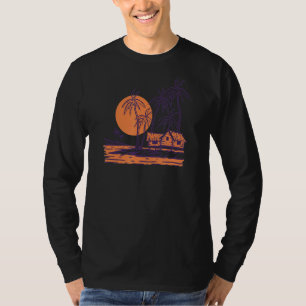 Tropic Life Sunsets And Ocean Waves Living The Goo T-Shirt