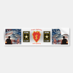 Tropic Lightning - 25th Infantry Bumper Sticker