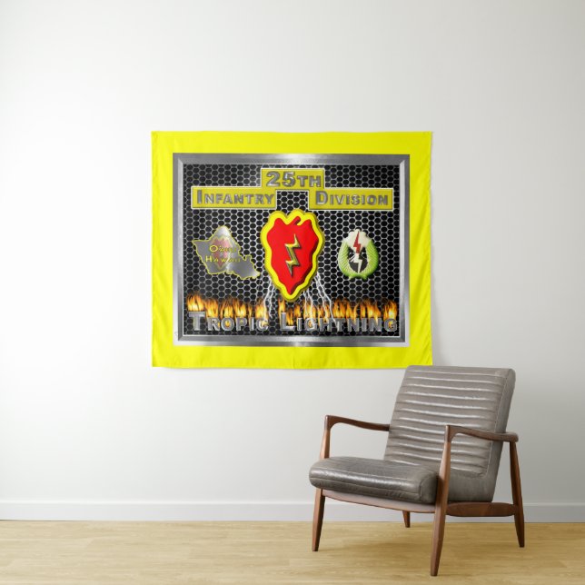 “Tropic Lightning” 25th Infantry Division Tapestry (In Situ (Horizontal))