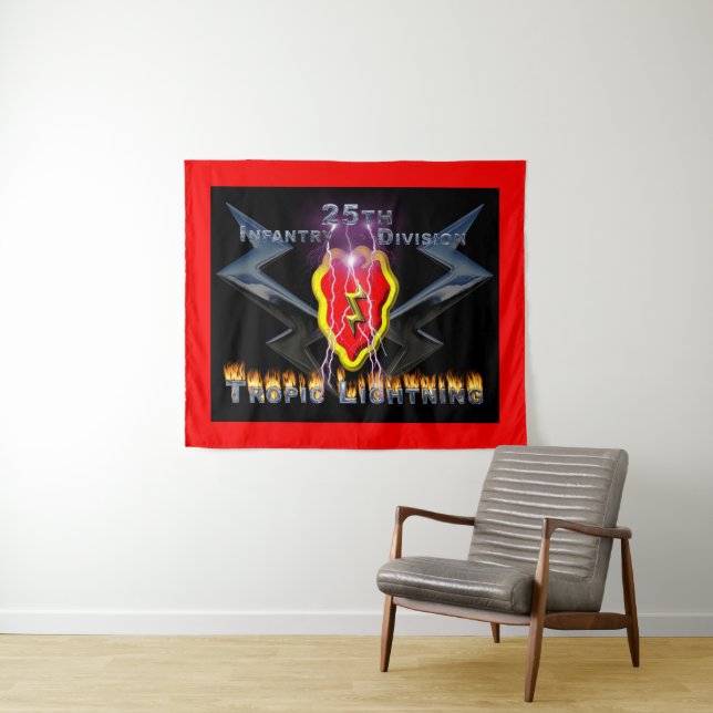 “Tropic Lightning” 25th Infantry Division Tapestry (In Situ (Horizontal))