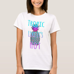 Tropic Like Its Hot Coastal Pineapple T-Shirt