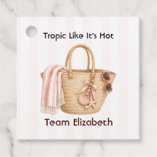 Tropic Like It's Hot Pool Party Bachelorette Favour Tags