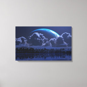 Tropic of Aquarius (Night) Canvas Print