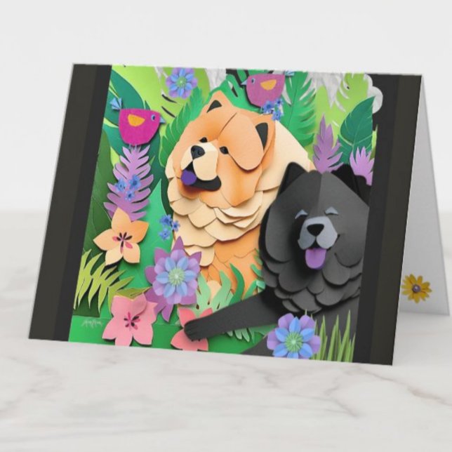 TROPIC TANGO red black chow  Card (Creator Uploaded)