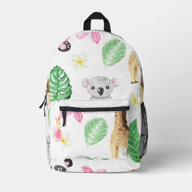 Tropica Animal Printed Backpack (Front)