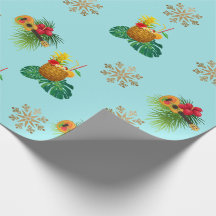 Tropica Christmas Wrapping Paper