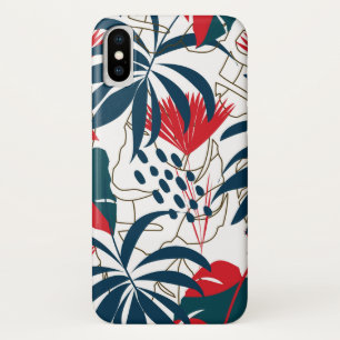 Tropical Abstract Art iPhone X Case