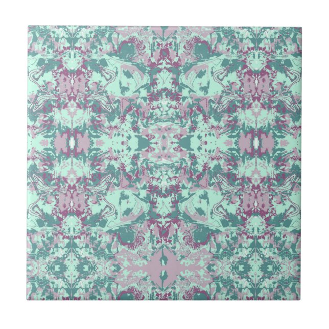 Tropical Abstract Exclusive Pattern Tile (Front)