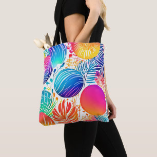  Tropical Abstract Paradise Tote Bag