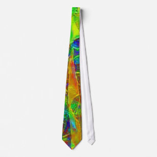 Tropical Abstract Tie