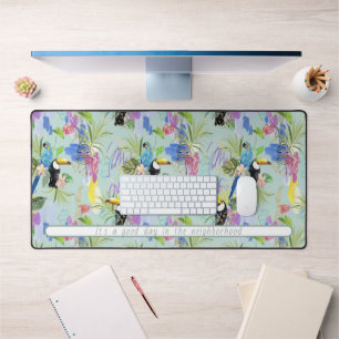 Tropical Abstractions Desk Mat