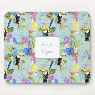 Tropical Abstractions Mouse Mat