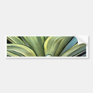 Tropical Agave Realism Art Bumper Sticker