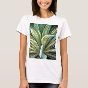 Tropical Agave Realism Art T-Shirt