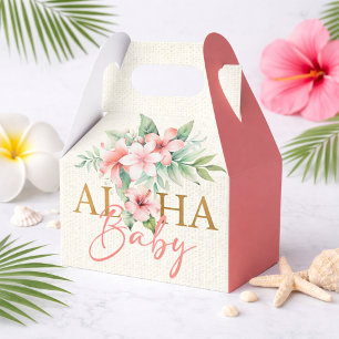 Tropical Aloha Baby Shower Favour Box