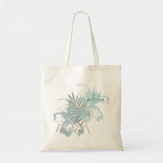 Tropical Aloha Flowers Tote Bag