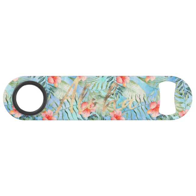 Tropical Aloha Hibiscus Floral (Front (Horizontal))