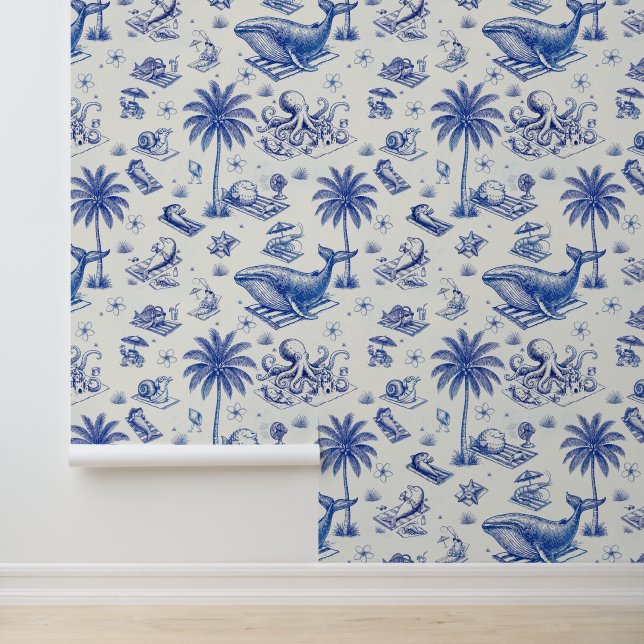 Tropical aloha print wallpaper (Application)