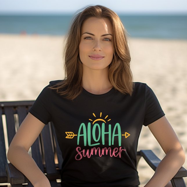Tropical "Aloha Summer" T-Shirt (Creator Uploaded)