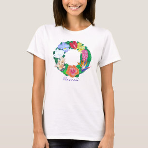 Tropical Aloha Wreath T-Shirt