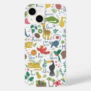 Tropical Alphabet for Children Case-Mate iPhone 14 Case