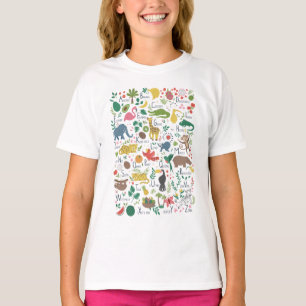 Tropical Alphabet for Children T-Shirt