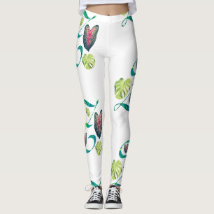 Tropical Alphabet: Z Leggings
