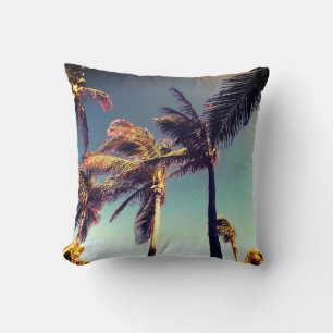 Tropical And Palm Trees Cushion