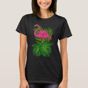 Tropical Animal  Exotic Bird  Pink Flamingo 1 T-Shirt