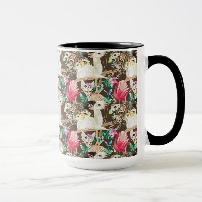 Tropical Animal Pattern Mug (Right)