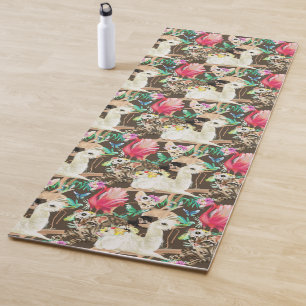 Tropical Animal Pattern Yoga Mat