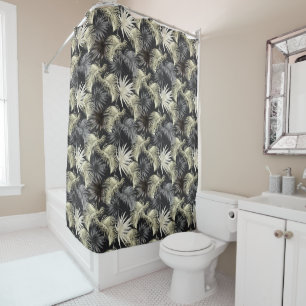 Tropical Animal Print &Greenery Series Design 21 Shower Curtain