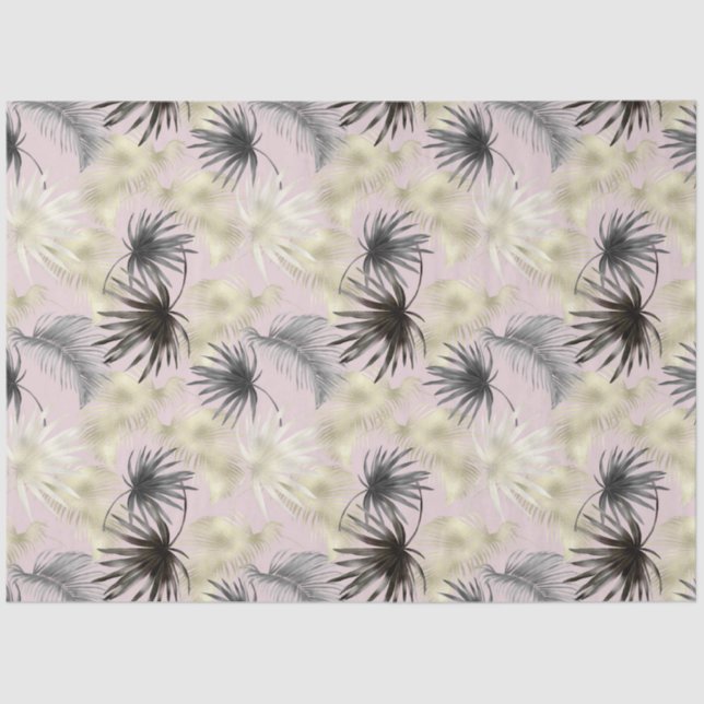 Tropical Animal Print &Greenery Series Design 26 Tissue Paper (Front)