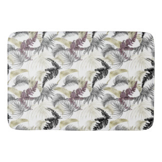 Tropical Animal Print &Greenery Series Design 33 Bath Mat