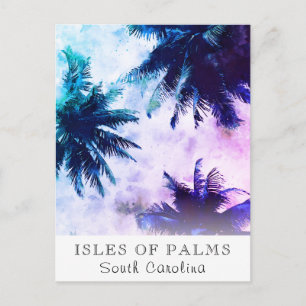 *~* Tropical AP25 Travel Personalise - Palm Tree Postcard