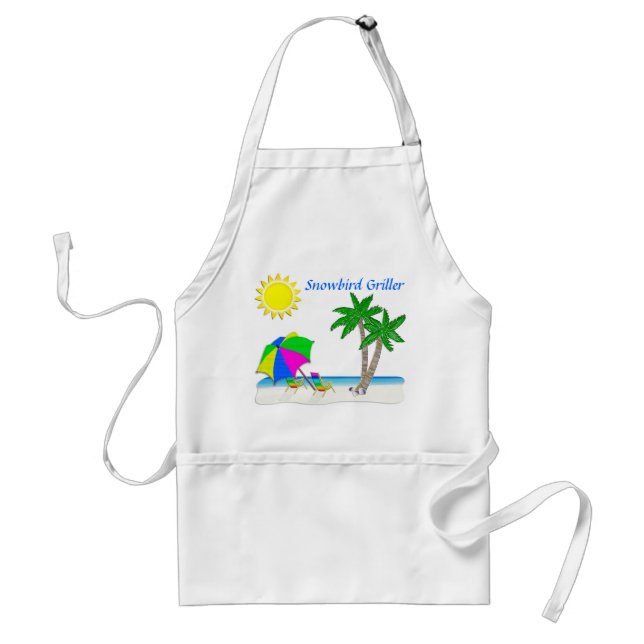 Tropical Aprons, Gifts for Snowbirds Standard Apron (Front)