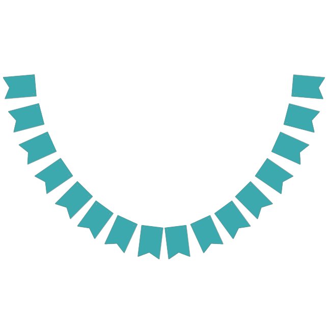 Tropical Aqua / Turquoise Solid Colour SW 6767 Bunting (All)
