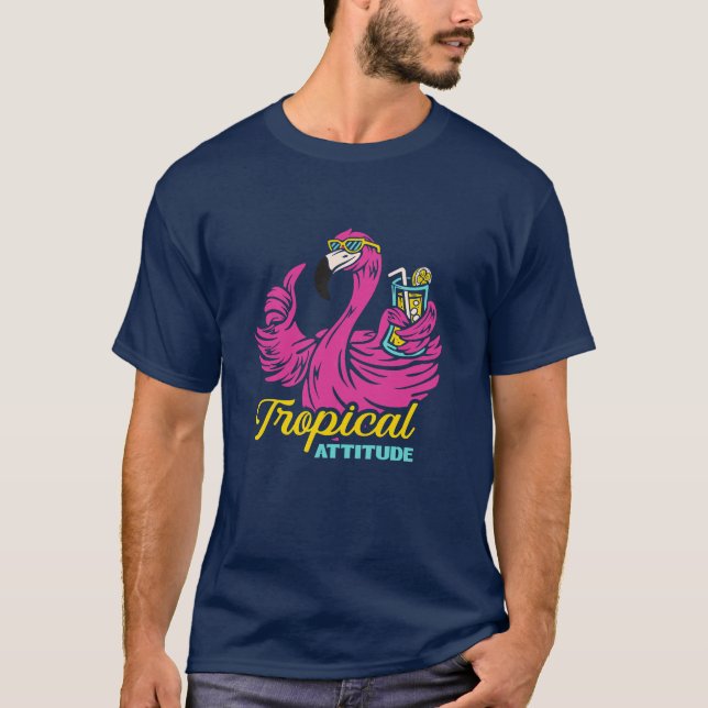 Tropical Attitude T-Shirt (Front)