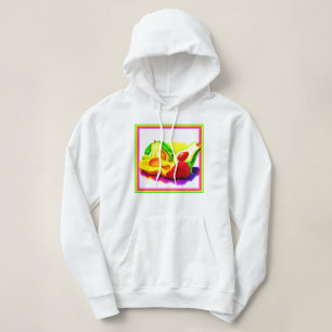 Tropical Avocado, Strawberry, and Mango. Buy Now Hoodie