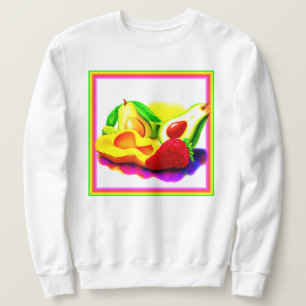 Tropical Avocado, Strawberry, and Mango. Buy Now Sweatshirt
