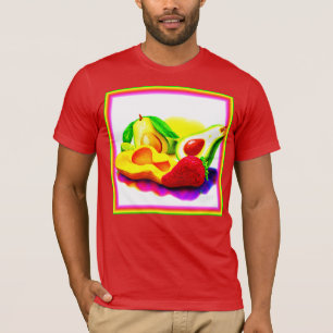 Tropical Avocado, Strawberry, and Mango. Buy Now T-Shirt