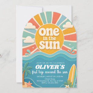 Tropical Baby Birthday Printable Invite