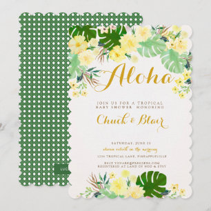 Tropical Baby Shower Invitation