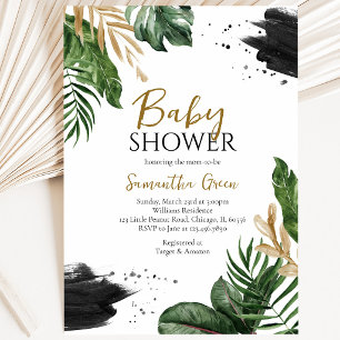 Tropical Baby Shower Invitation