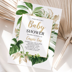 Tropical Baby Shower Invitation