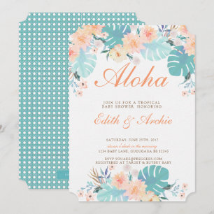 Tropical Baby Shower Invitation