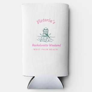 Tropical Bach Weekend Seltzer Can Cooler