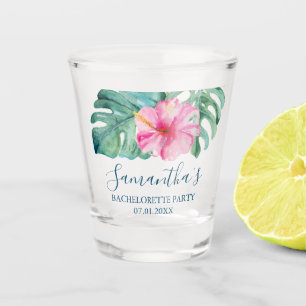 Tropical Bachelorette Party Gift Idea Shot Glass
